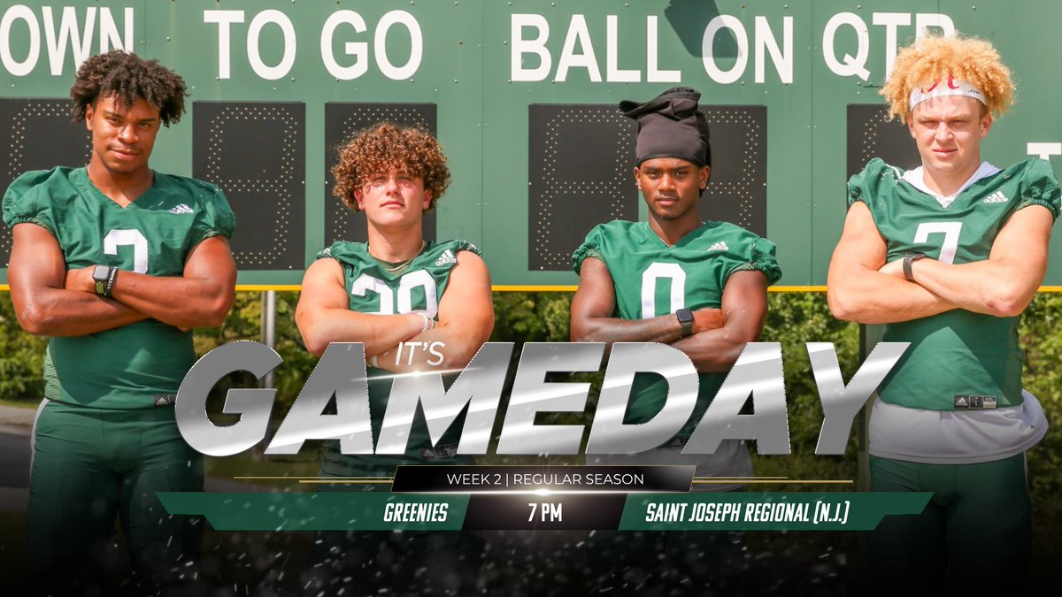 North Carolina vs. New Jersey at 7 sharp.

Team captains Josh Harrison '24, Kaden Brown '24, Khalil Conley '24, and Cayden Jones '24 will lead the Greenies onto Fayssoux Field tonight and all season long.

The livestream link for tonight is: events.locallive.tv/events/115724