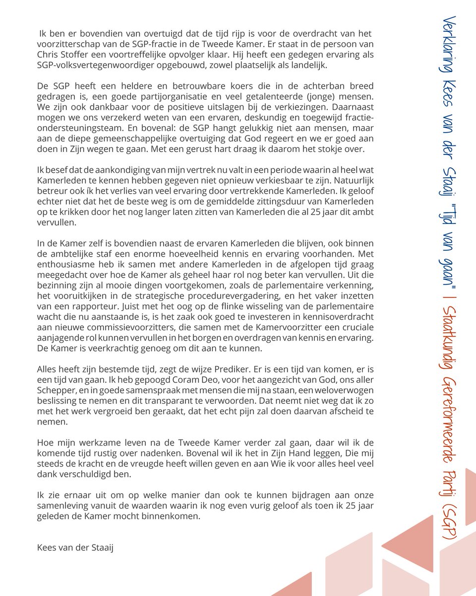 Kees van der Staaij tweet media