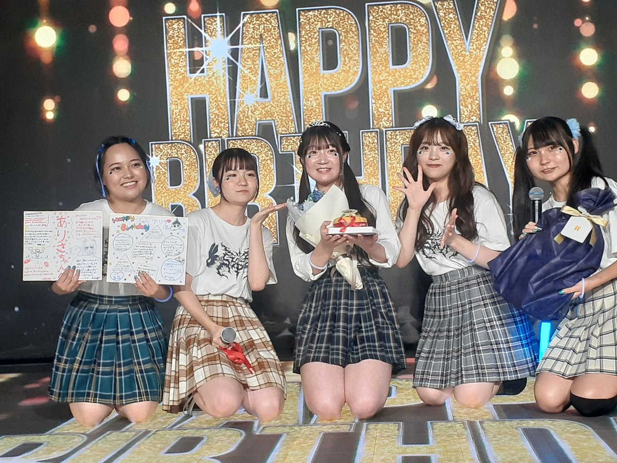 densetsutakanii's tweet image. そういゃあ20日と、23日生誕の画像あげてなかった😅改めてすーちゃん‼️アリサ誕生日おめでとう🎉 #アイドル #地下アイドル  #popcandy #らびゅ～る #すーちゃん #アリサ #すももびより #シンフォニア #秋葉原ギャラクシー #先輩後輩グループ