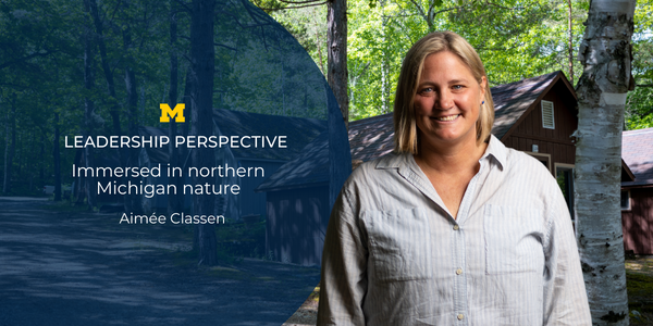 Curious about who we are and why we do what we do? Read the Q&A with @UMBS Director Aimée Classen: “Immersed in Northern Michigan Nature.” myumi.ch/4rGwZ