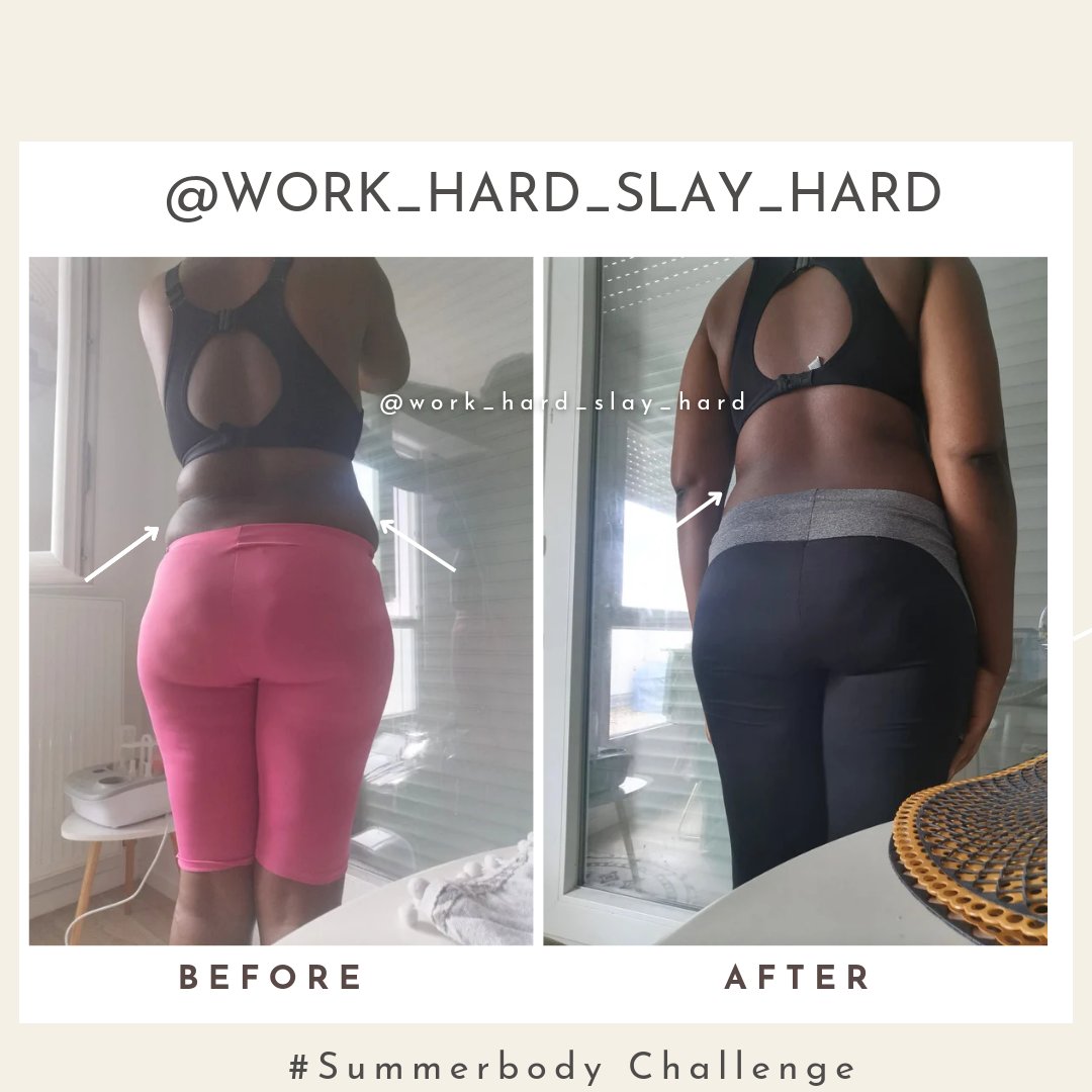 work_hard_slay's tweet photo. Encore une autre Slay mama qui m'a fait confiance pour l'aider à retrouver confiance en elle😍 et se sentir mieux dans son corps.

Rdv le 4 septembre pour un nouveau challenge avec 100€ à remporter 💪🏾

Lien d'inscription : 

https://t.co/L7kqoMGUet https://t.co/RcZvyefwIH