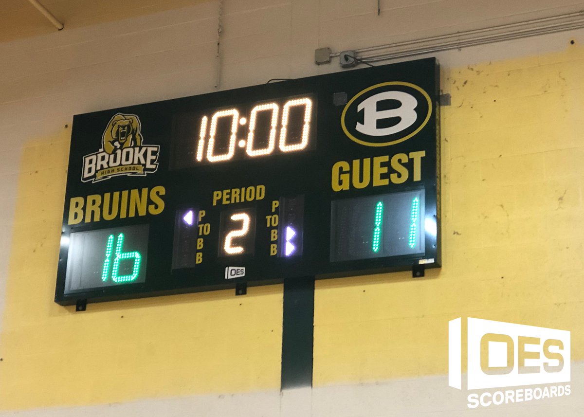 OESscoreboards's tweet photo. It's almost tipoff time in high schools across the USA!! The @BrookeAthletics will be lighting up their new scoreboard all season long. 

#ChoiceofthePros #ColorCast https://t.co/vZmKLdTeFg