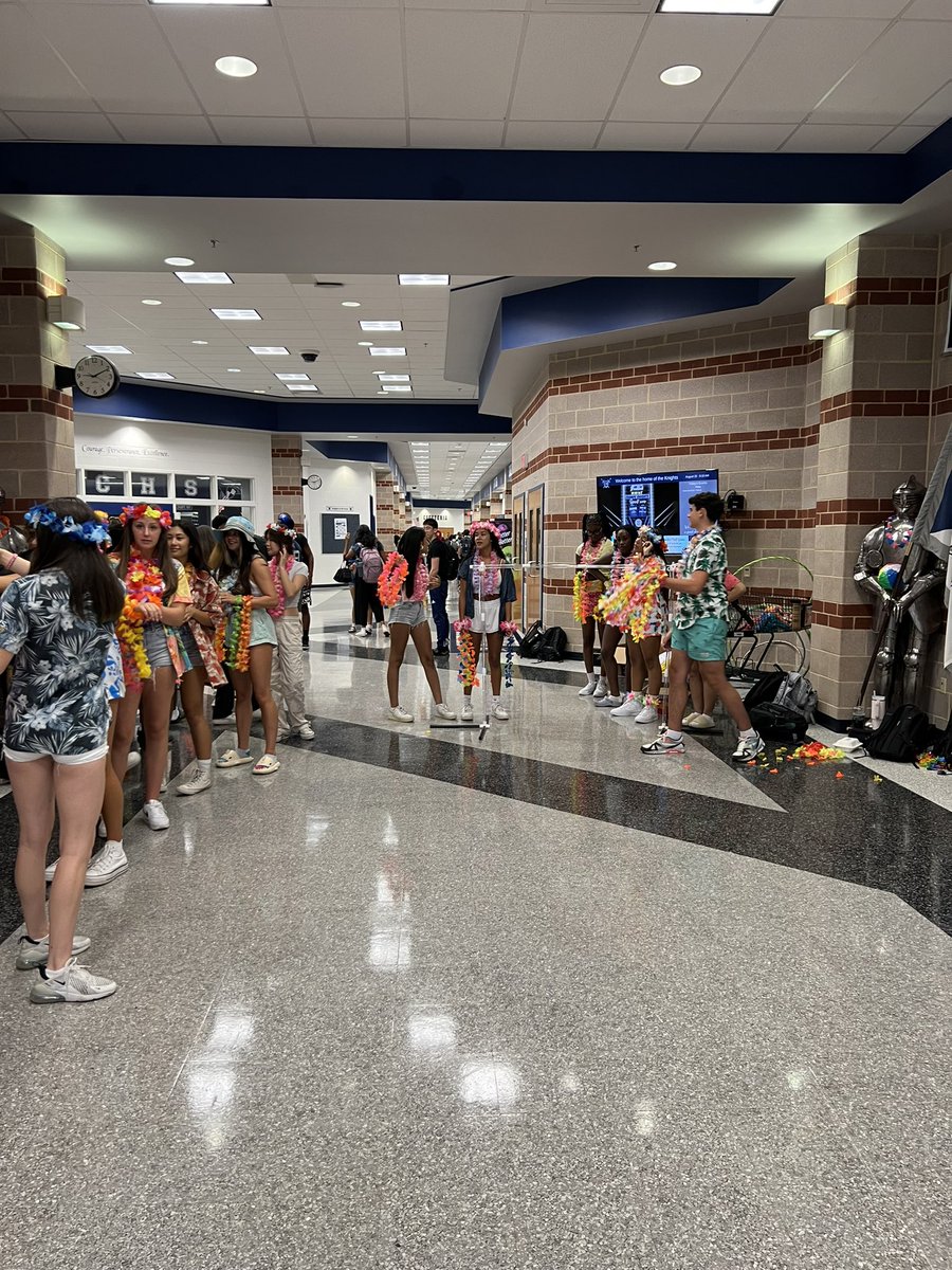 Did you limbo tho?! SCA @JohnChampeHS @JohnChampeSCA is bringing the tropical vibes this morning for our first home varsity game tonight! @AlyciaHakes @ChampeAthletics @ChampeKinz @TheChampeAD @SolomonTWright1 @sdavis1908 @MrsA_JCHS