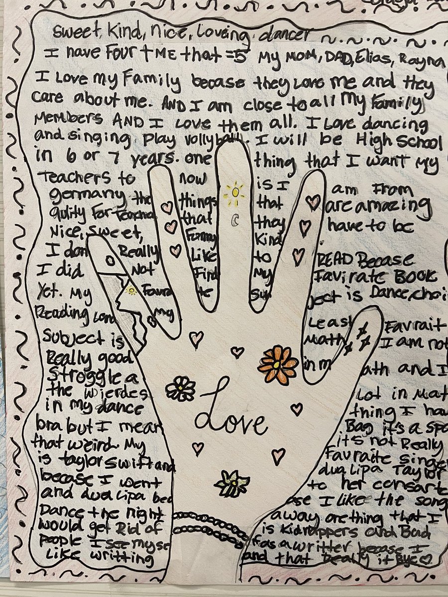 oakhillslions's tweet photo. Our 7th Grade Lions have created some beautiful ZENTANGLES! Each student created a hand self-portrait as a representation of who they are &amp; what they value. Our teachers use this project as a way to get to know their new students. #LoveOurLions #LionsLearning @mrsnordstrom https://t.co/9tKGTUW8M9