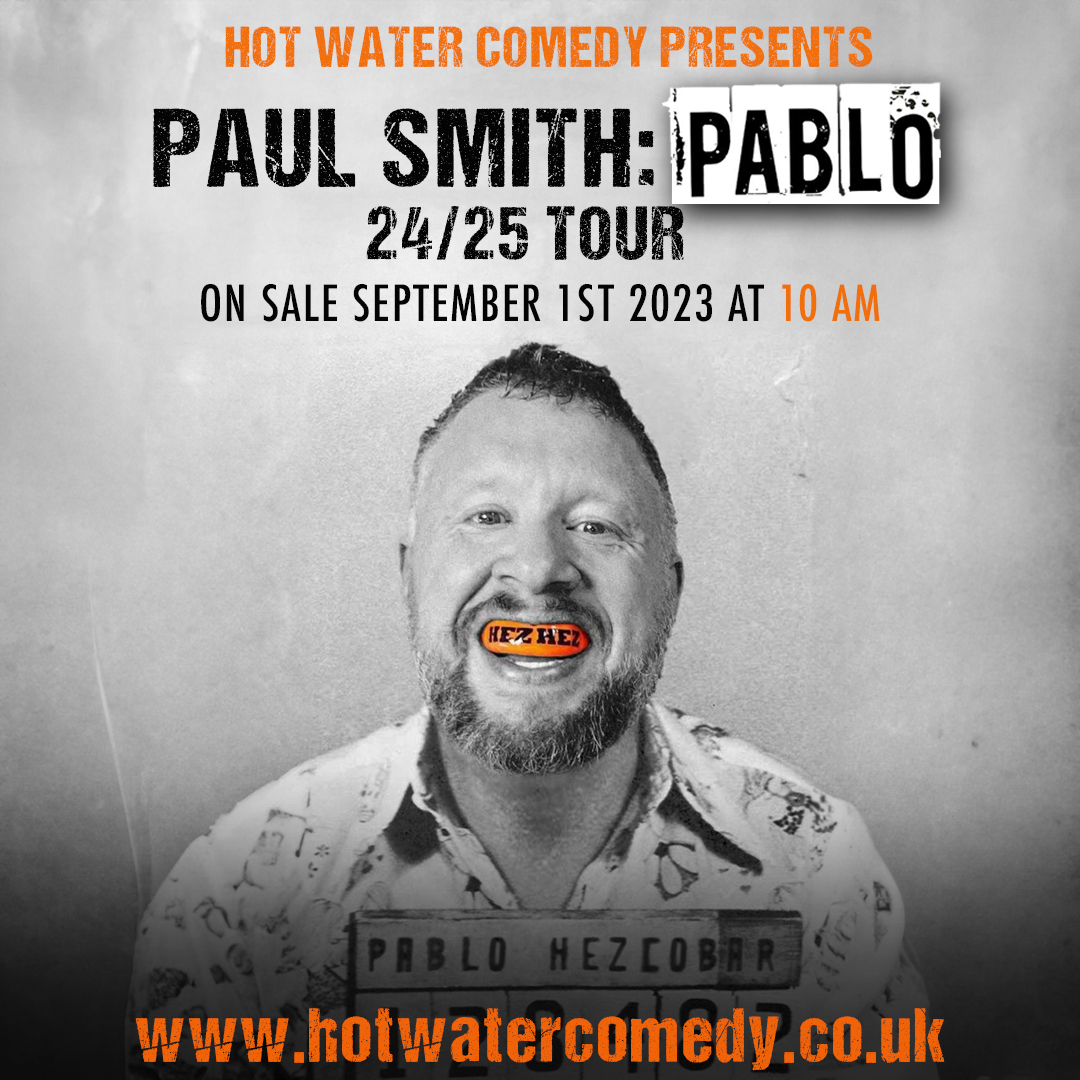 Comedy sensation Paul Smith announces new tour dates at Rhyl Pavilion Theatre in 2024. For more information and to secure your tickets, visit RhylPavilion.co.uk/whats-on/ when tickets go live on Friday September 1st at 10:00AM, or call the Box Office team on 01745 330000.