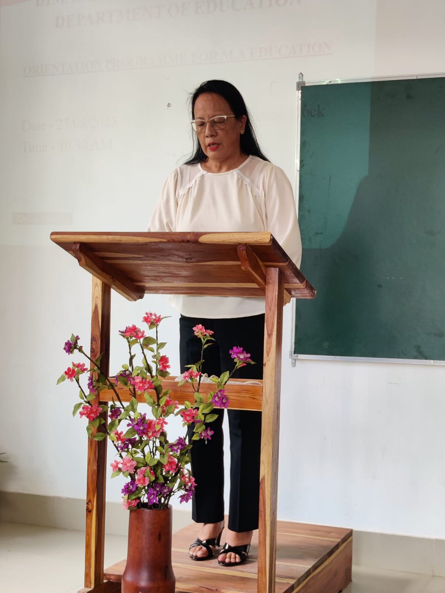 DimapurCollege's tweet photo. 🎓✨ Exciting times at Dimapur Govt. College! 📘🌟 Witnessed a remarkable start with the Orientation Program for the M.A. Education journey today. A promising step towards educational excellence. Stay tuned for more updates! 
@AlongImna 
@mydhenagaland https://t.co/3DY1j0v9ZK