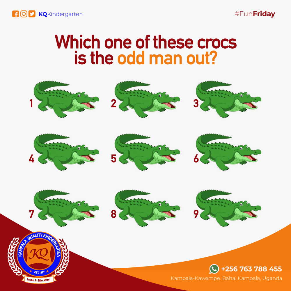 kqkindergarten's tweet image. Post a screenshot in the comments below with evidence showing which of the crocs is the odd man out! We can&apos;t wait for your responses! 😉🤪#FridayChallenge #funfriday #fridayvibes.
