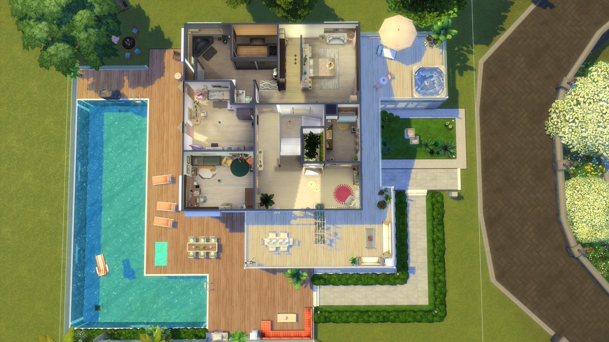 ercsims1's tweet photo. Lusti Luxury House
🛌 3 Habitaciones 
🛀 2 Baños 
🔧 No CC
ID Galeria: ercsims
#ShowUsYourBuilds #TheSims4 #Sims4 https://t.co/JlUAZF5aGK