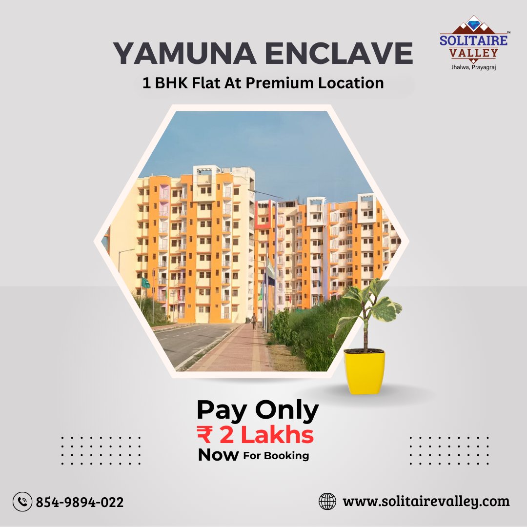 SolitaireValle2's tweet image. Grab the Deal! 

Fully Furnished 1BHK Flat at Premium location of Prayagraj. 

Don't miss the opportunity. Limited units are available.
Contact Us
Website - solitairevalley.com
Call us - at 8549894022

#affordablehomes #budgethomes #PMAY #PMAYScheme #flatsinprayagraj