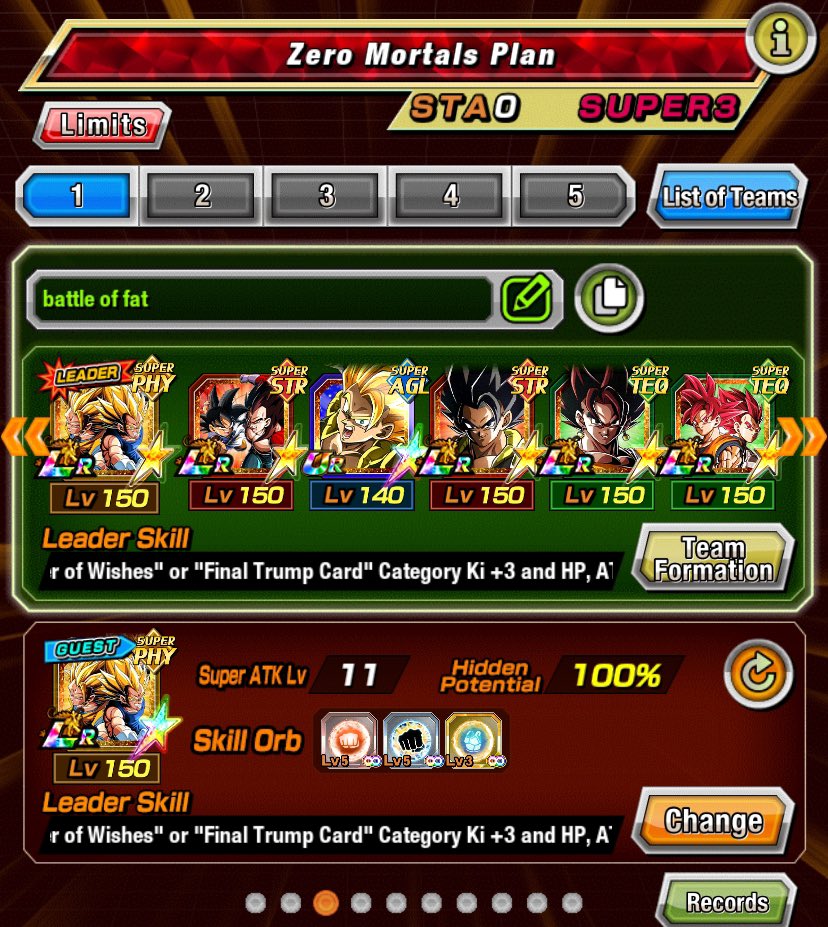 DBZWinner's tweet photo. Super Attack 11???💀 https://t.co/vPabJcPkDy
