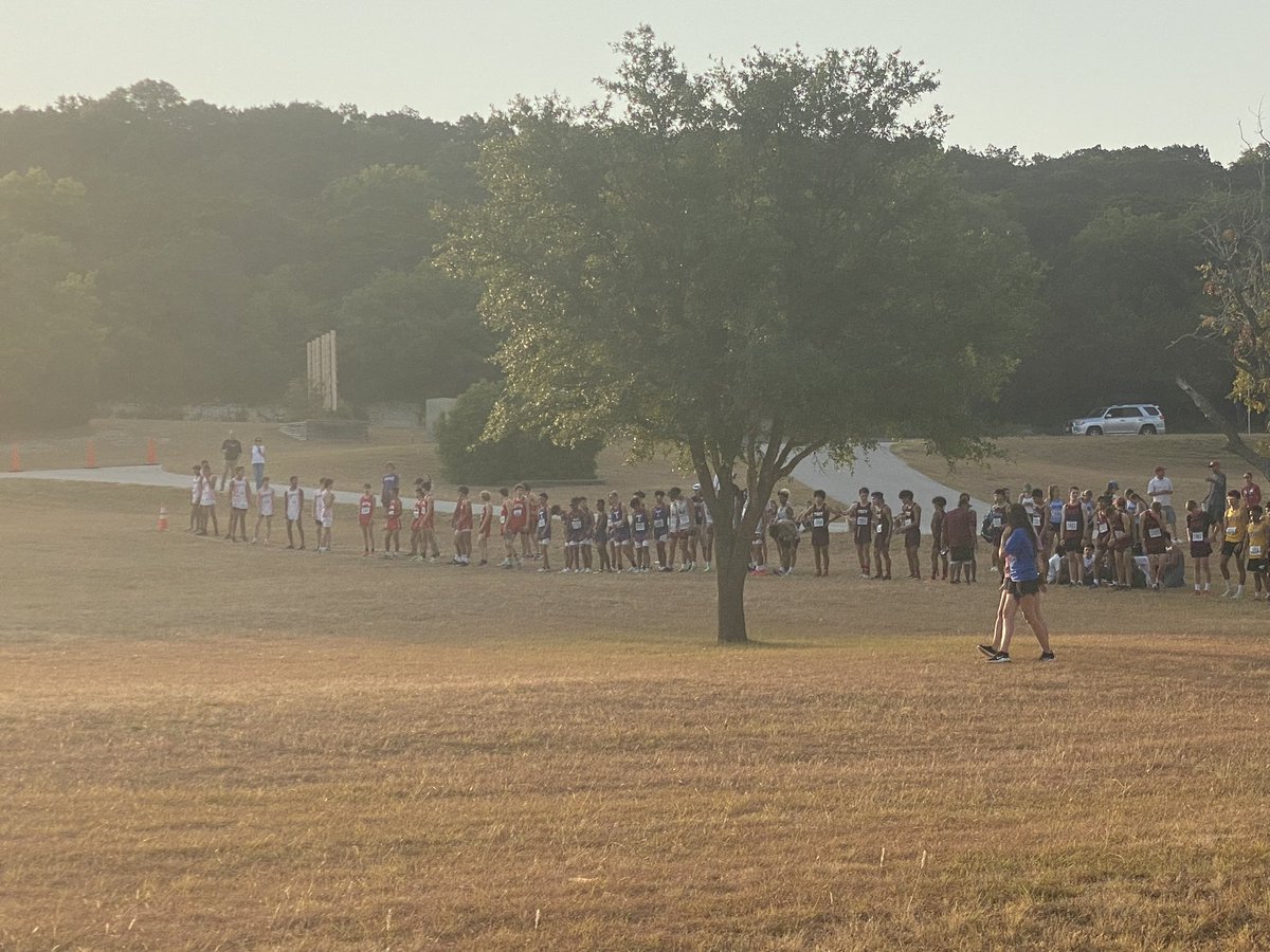 Great morning for racing at Blora! The <a href="/LadyTigerXC/">Belton Cross Country</a> meet is off and running!