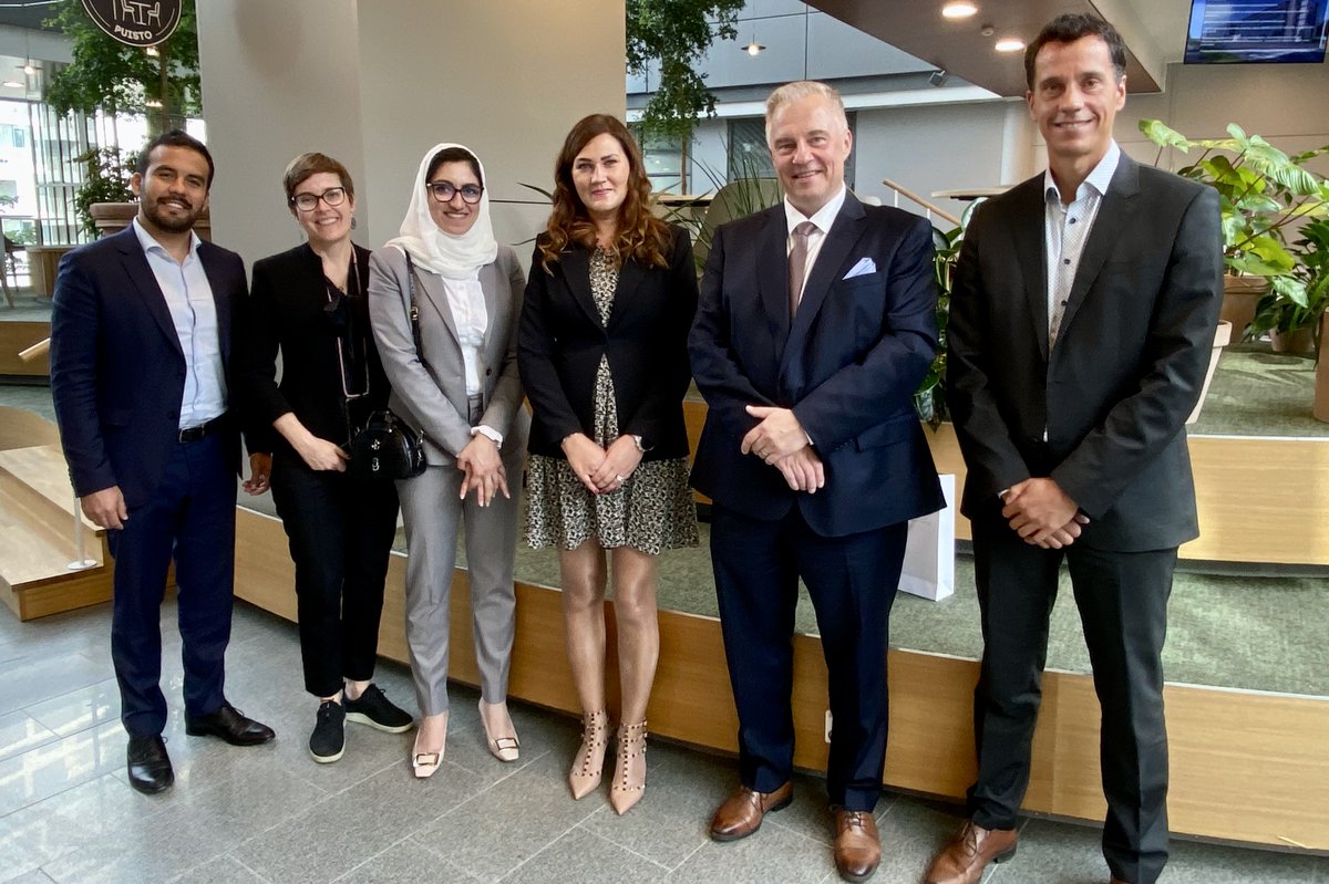 QPR hosted UAE Ambassador & Business Finland Advisors at our Helsinki HQ. Guests: HE Amna Fikri - UAE Ambassador to Finland, Victoria Ivanova & Jorge Fernández Gates from Business Finland. Grateful for insightful discussions! #QPR #BusinessFinland #UAEAmbassador