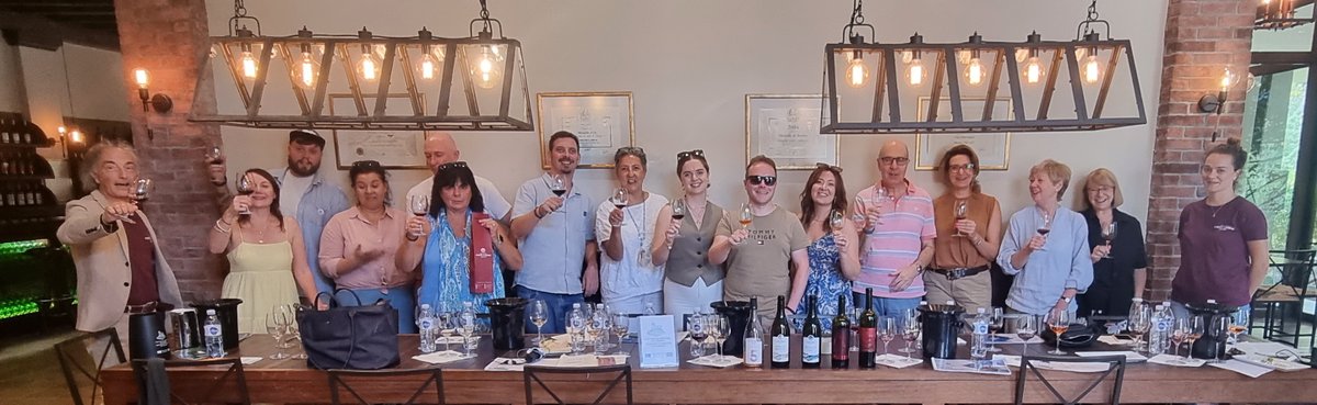 Nice to receive a special delegation of Association of Wine Educators @AssocWineEd members in our premises studing on our PDO Slopes of Meliton and PGI Sithonia vineyards and wines. @VisitHalkidiki @VisitGreecegr @WSETglobal