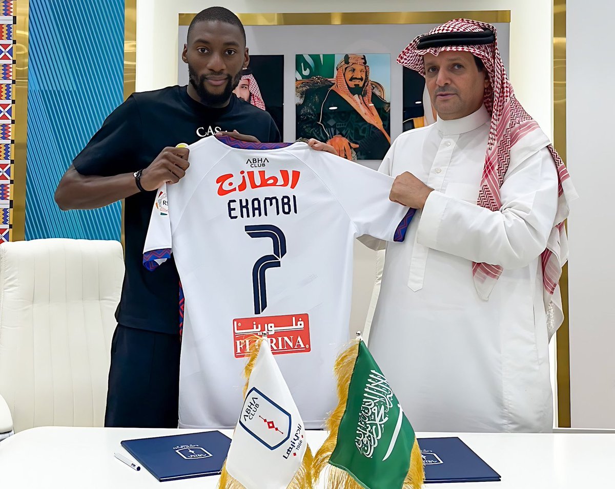 EqualKicks's tweet photo. 𝐈𝐧𝐝𝐨𝐦𝐢𝐭𝐚𝐛𝐥𝐞 𝐋𝐢𝐨𝐧𝐬 𝐟𝐨𝐫𝐰𝐚𝐫𝐝 𝐊𝐚𝐫𝐥 𝐓𝐨𝐤𝐨 𝐄𝐤𝐚𝐦𝐛𝐢 𝐣𝐨𝐢𝐧𝐬 𝐒𝐚𝐮𝐝𝐢 𝐏𝐫𝐨 𝐋𝐞𝐚𝐠𝐮𝐞 𝐂𝐥𝐮𝐛 𝐀𝐡𝐛𝐚 𝐅𝐂🇨🇲🤝🇸🇦

𝐓𝐡𝐞 𝟑𝟎 𝐲𝐞𝐚𝐫 𝐨𝐥𝐝 𝐣𝐨𝐢𝐧𝐬 𝐟𝐫𝐨𝐦 𝐎𝐥𝐚𝐦𝐩𝐢𝐪𝐮𝐞 𝐋𝐲𝐨𝐧𝐧𝐚𝐢𝐬 𝐨𝐧 𝐚 𝟐 𝐲𝐞𝐚𝐫 𝐝𝐞𝐚𝐥.
#equalkicks https://t.co/AjT3XtYs69