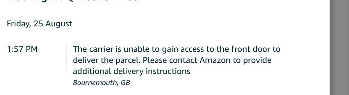mrslisataylor's tweet photo. @AmazonHelp blatant lies Amazon!   I now don’t have the things I need for tomorrow ! https://t.co/Lz027KHUBy