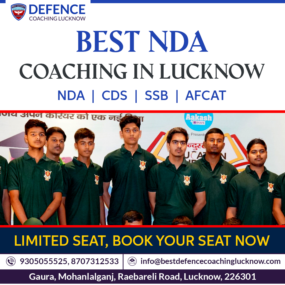 defence_lucknow's tweet photo. "Unlock your path to success with the best NDA coaching in Lucknow! 🌟 Join us today! 🇮🇳 ."
*
*
  #coaching #admissionopen #jaihind. https://t.co/0Ws4mvKCYL
