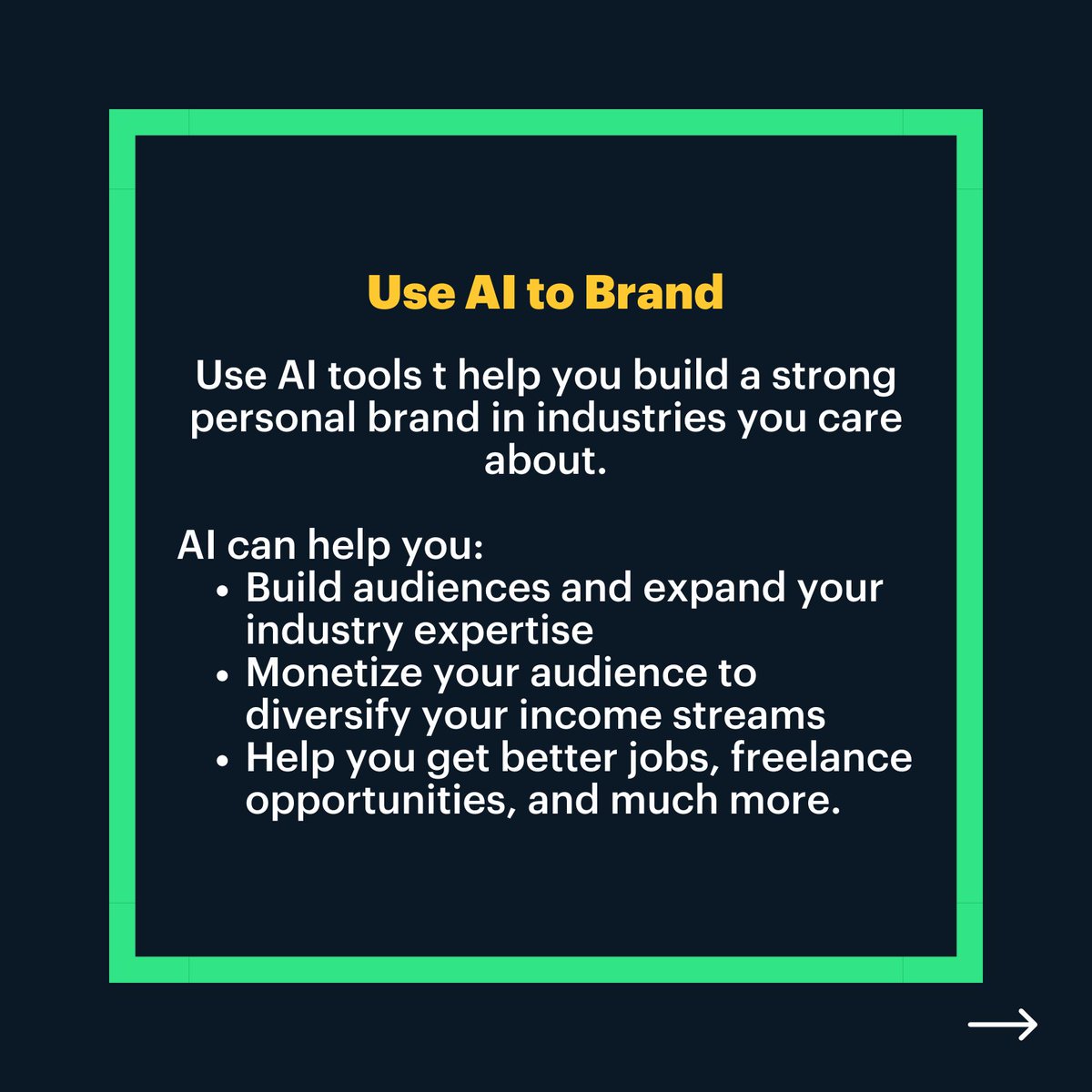 growthskillsco's tweet image. AI might take your job, but there are ways around it.

Check out what our CEO &amp;amp; Founder, @MrChichester, recommends you can do.

#LessonsFromOurFounderFriday #AI #PersonalBrand #Branding #ArtificialIntelligence