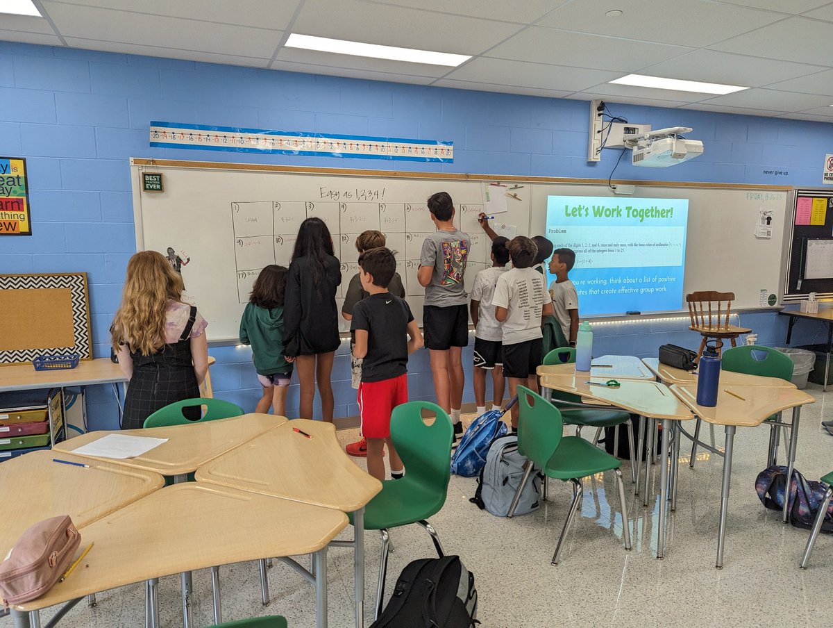 MrsNealis's tweet photo. Group work at its finest! #easyas1234 https://t.co/QJBkmazh0G