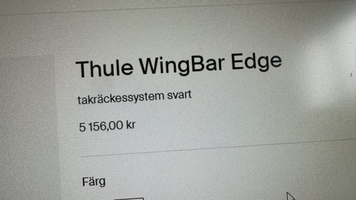 HolstJohan's tweet photo. Kolla efter nytt takräcke nu när man bytt bil… DOG! #dyrt https://t.co/CHl3cpXG66