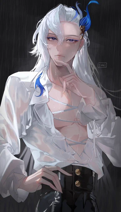 rain man  #原神 #genshin #neuvillette 