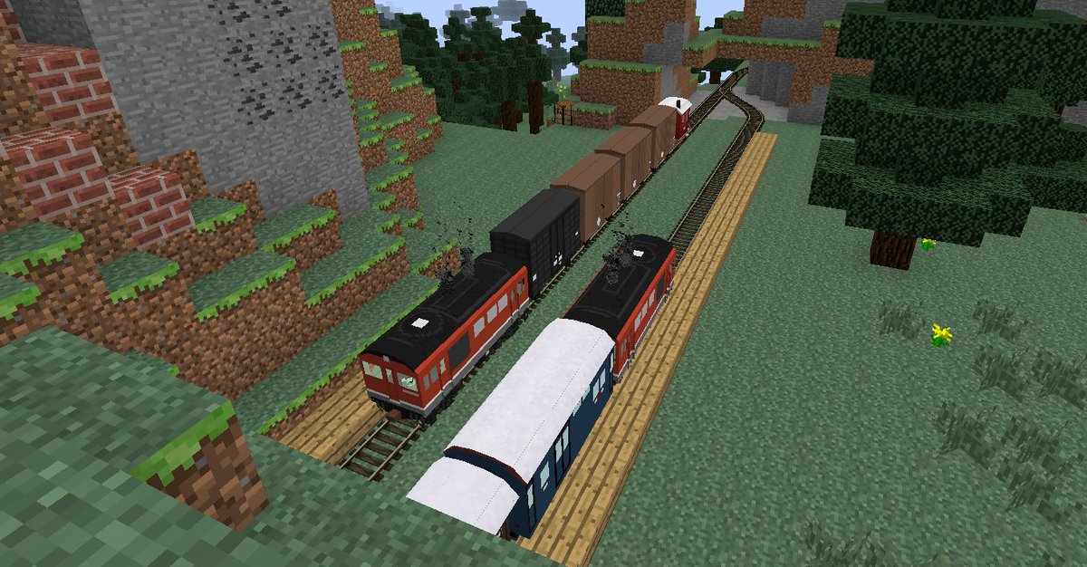 v2sMMmmcNLPBvf8's tweet photo. #traincraft #minecraft #minecraft鉄道部 #マイ鉄ネット
地方幹線の日常 https://t.co/Z6IlULY3UL