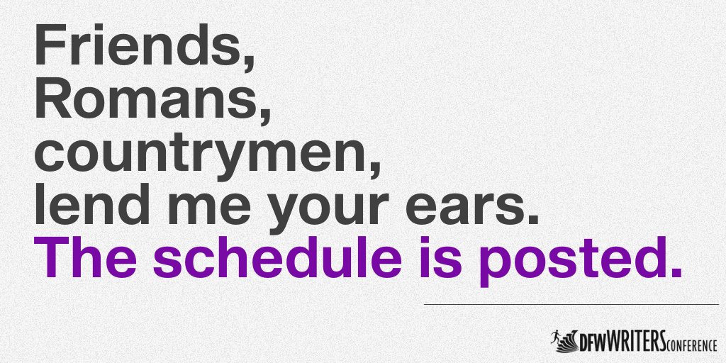 That's right. The class schedule is up! Time to chart your weekend. Visit our website for all the details (in bio). Hint: You can get your tickets there too, if you haven't already!