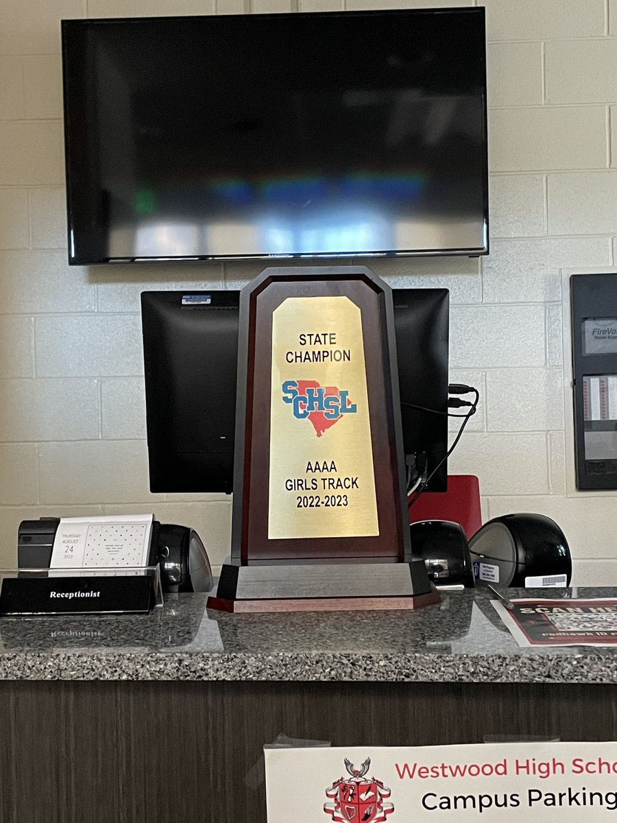 Look what made it home to the 🏰! <a href="/WWREDHAWKTRACK/">Rod Lorick</a> <a href="/itsticora/">Ticora Gaskin ❦</a> <a href="/bri_tracknfield/">Brianna Rodriguez</a> <a href="/WHS_Redhawks/">Westwood HS (SC)</a> <a href="/WestwoodtrackF/">Westwoodtrack&field</a> <a href="/KoachKnight/">Garrett Knight</a> <a href="/emmaashley06/">Emma</a> <a href="/thevoice_paper/">The Voice of Blythewood & Fairfield County</a> <a href="/therundown_whs/">REDHAWK TV</a> <a href="/thestate/">The State Newspaper</a> <a href="/LouatTheState/">Lou Bezjak</a>