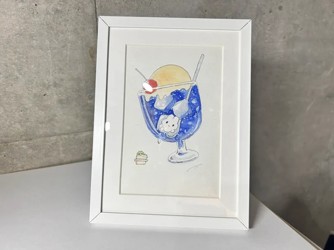 生誕祭で販売する原画だよ!他にもたくさんあるから観にきてね 