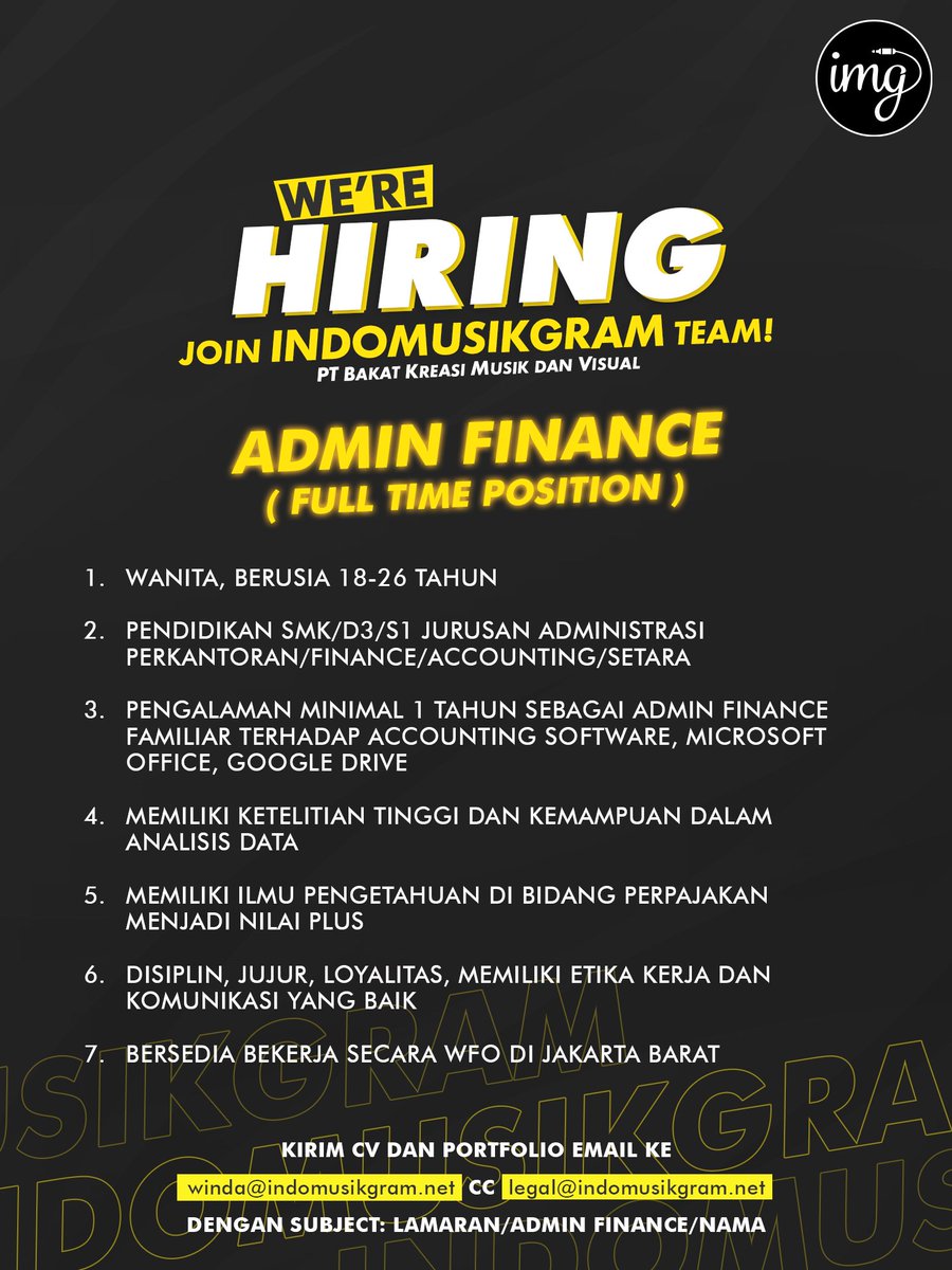 Infooo #jakarta #lowongan #kerja