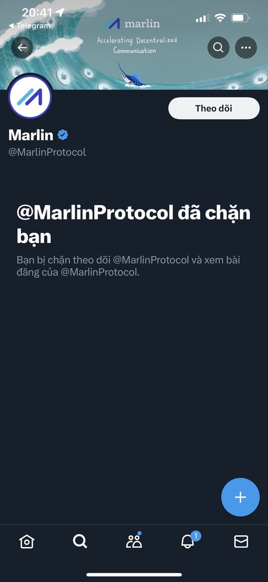 c06098623's tweet photo. @manhhoangmmo @selen_klara @MarlinProtocol @encodeclub @JustBrendax @WeAreTellor Nó chặn tôi kìa ae 🤣🤣🤣 https://t.co/8HUd99eKto