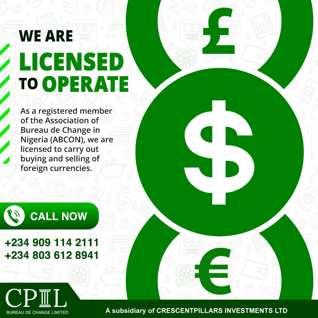 Crescentpillar's tweet photo. We are licensed to carry out exceptional BDC services to our authorized clients.

Call Now!!

09091142111, 08036128941.

#gamescom2023 #Prigozhin #TrumpMugShot #TrumpArrest #MexicoCityTSTheErasTour #Burna #ITOLDTHEM https://t.co/fOx4cPMDtV