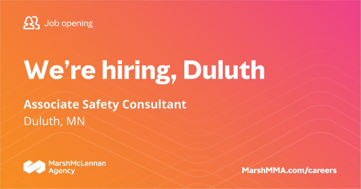 TaraAnneBenson's tweet image. Check out this exciting opportunity to work in the #safety &amp;amp; #LossControl field in northern MN/WI! This role provides risk consulting services to a variety of our clients. Read more details at the link. #MarshMMA #safetyconsulting sprou.tt/11WyFBz6LIx