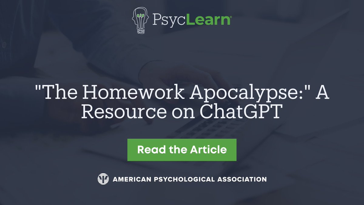 How will #ChatGPT change the nature of homework? This author considers how generative #AI might affect what students learn from common assignments and a few adjustments instructors might consider: bit.ly/47qzWoy
