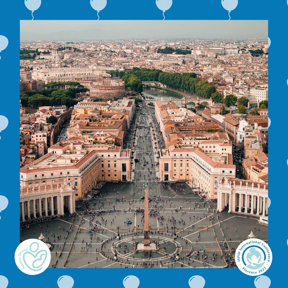 ISPIDConference's tweet photo. Tanti eventi alla Conferenza Internazionale ISPID:

▪4/10, Udienza con Papa Francesco (solo per i primi 150 iscritti). Seguirà una visita guidata ai Musei Vaticani
▪5/10, Cocktail di benvenuto.
▪6/10, Cena di Gala con dj set nello splendido Palazzo Borghese.

#nannasicura https://t.co/9iUIWlHLpC