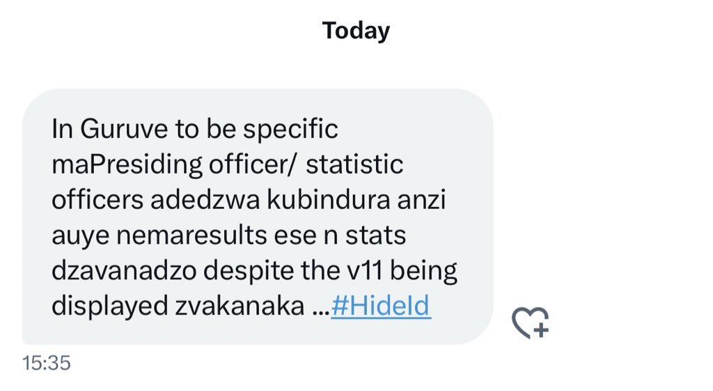 Jess Geraldine (@vachivi_) on Twitter photo Guruve Rigging 🚨🚨🚨🚨🚨
@CCCSouthAfrica <a href="/CCCZimbabwe/">Citizens' Coalition for Change</a> <a href="/advocatemahere/">Fadzayi Mahere🇿🇼</a> <a href="/pmkwananzi/">Promise Mkwananzi</a>
<a href="/Cde_Ostallos/">Gift Ostallos Siziba</a>
Retweet Retweet Retweet!!!!
All GURUVE PEOPLE on this platform contact your MP. Whether we Win or Lose the constituency we don't want a stolen vote. Guruve Rigging 🚨🚨🚨🚨🚨
@CCCSouthAfrica <a href="/CCCZimbabwe/">Citizens' Coalition for Change</a> <a href="/advocatemahere/">Fadzayi Mahere🇿🇼</a> <a href="/pmkwananzi/">Promise Mkwananzi</a>
<a href="/Cde_Ostallos/">Gift Ostallos Siziba</a>
Retweet Retweet Retweet!!!!
All GURUVE PEOPLE on this platform contact your MP. Whether we Win or Lose the constituency we don't want a stolen vote.