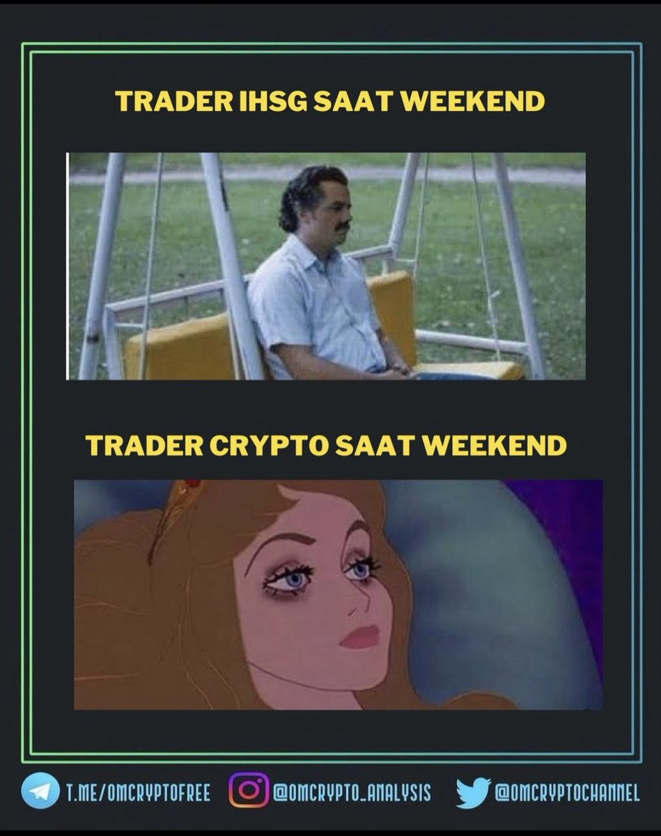 omcryptochannel's tweet photo. @desmondwira Saham lain akan ketolong weekend dan marketnya tutup. Meanwhile crypto trader : https://t.co/H1Si6cFBax