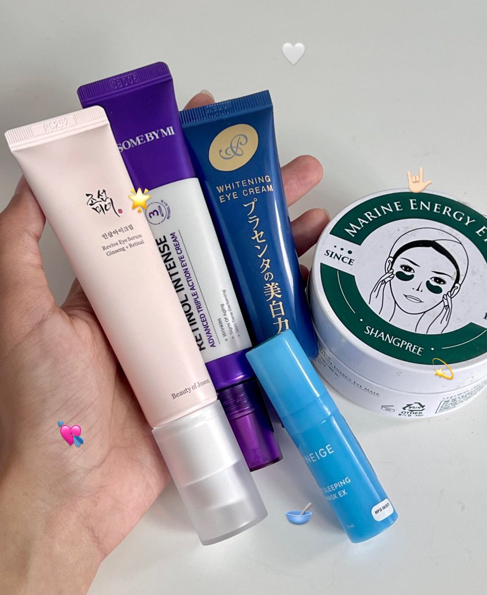 เธรดนี้มารวม eye cream ที่ใช้แล้วชอบ ย้ำเลยว่าต้องใช้ทุกวัน ไม่เป็นแพนด้า หน้าสดใส ไม่โทรม ใครตาคล้ำ เป็นภูมิแพ้ นอนดึกนอนน้อย a must ! ราคาน่ารักทุกตัวงับ ใช้จริงรีวิวจริง* 🥣🤌🏻✨