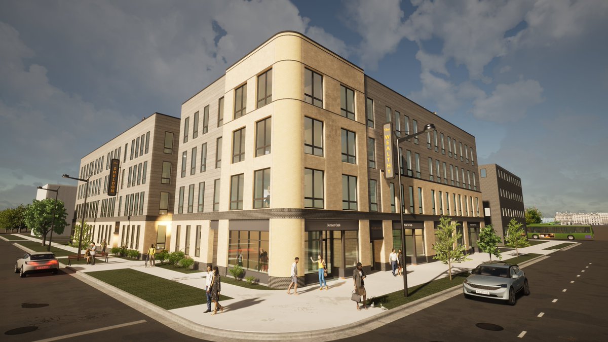 We are ready to begin construction! Keep an eye on the corner of Wealthy &amp; Sheldon in downtown Grand Rapids. The site will be developed into 58 apartments plus commercial space, and be fully compliant with the GR2030 District.
📷 Maxam Architecture