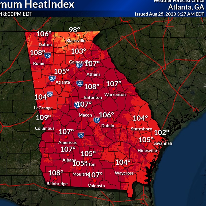 GAFollowers's tweet image. Oh it's gonna be hot as hell again today.