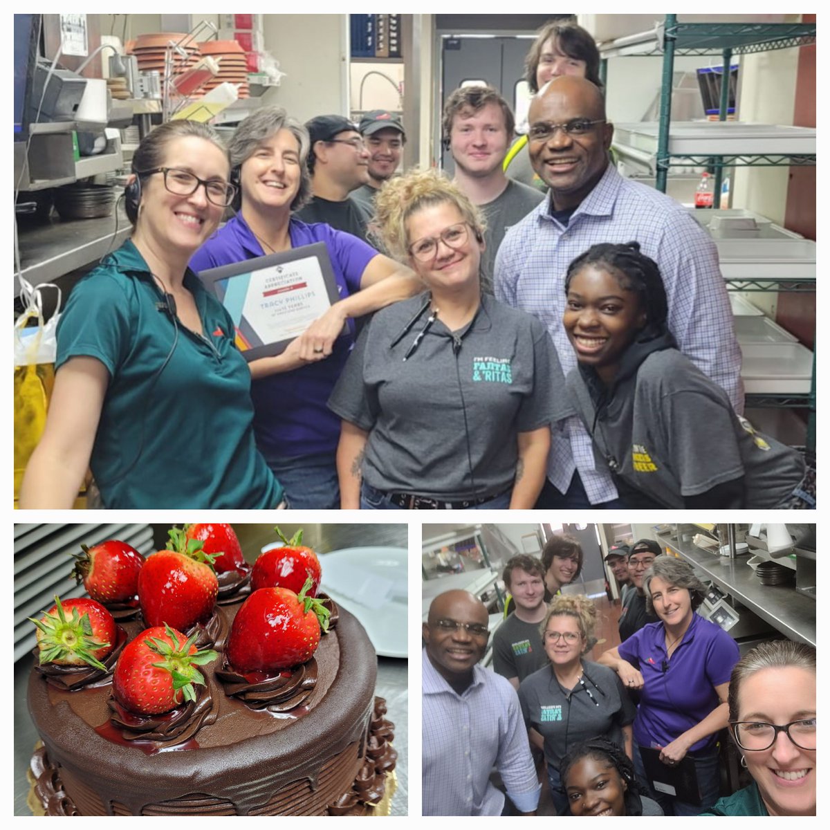 Janis Rodriguez (@janisrod13) on Twitter photo Congrats Tracy on celebrating 15 years with <a href="/Chilis/">Chili's Grill & Bar</a> 🌶! Thank you for your commitment and helping grow future leaders for the brand #ChilisLove
<a href="/Obione52/">Obi one</a> <a href="/rhyman101/">Rocky Hyman</a> <a href="/ARoberts0525/">Aaron Roberts</a> <a href="/chelse/">Chelse Mae Orlina</a> Congrats Tracy on celebrating 15 years with <a href="/Chilis/">Chili's Grill & Bar</a> 🌶! Thank you for your commitment and helping grow future leaders for the brand #ChilisLove
<a href="/Obione52/">Obi one</a> <a href="/rhyman101/">Rocky Hyman</a> <a href="/ARoberts0525/">Aaron Roberts</a> <a href="/chelse/">Chelse Mae Orlina</a>
