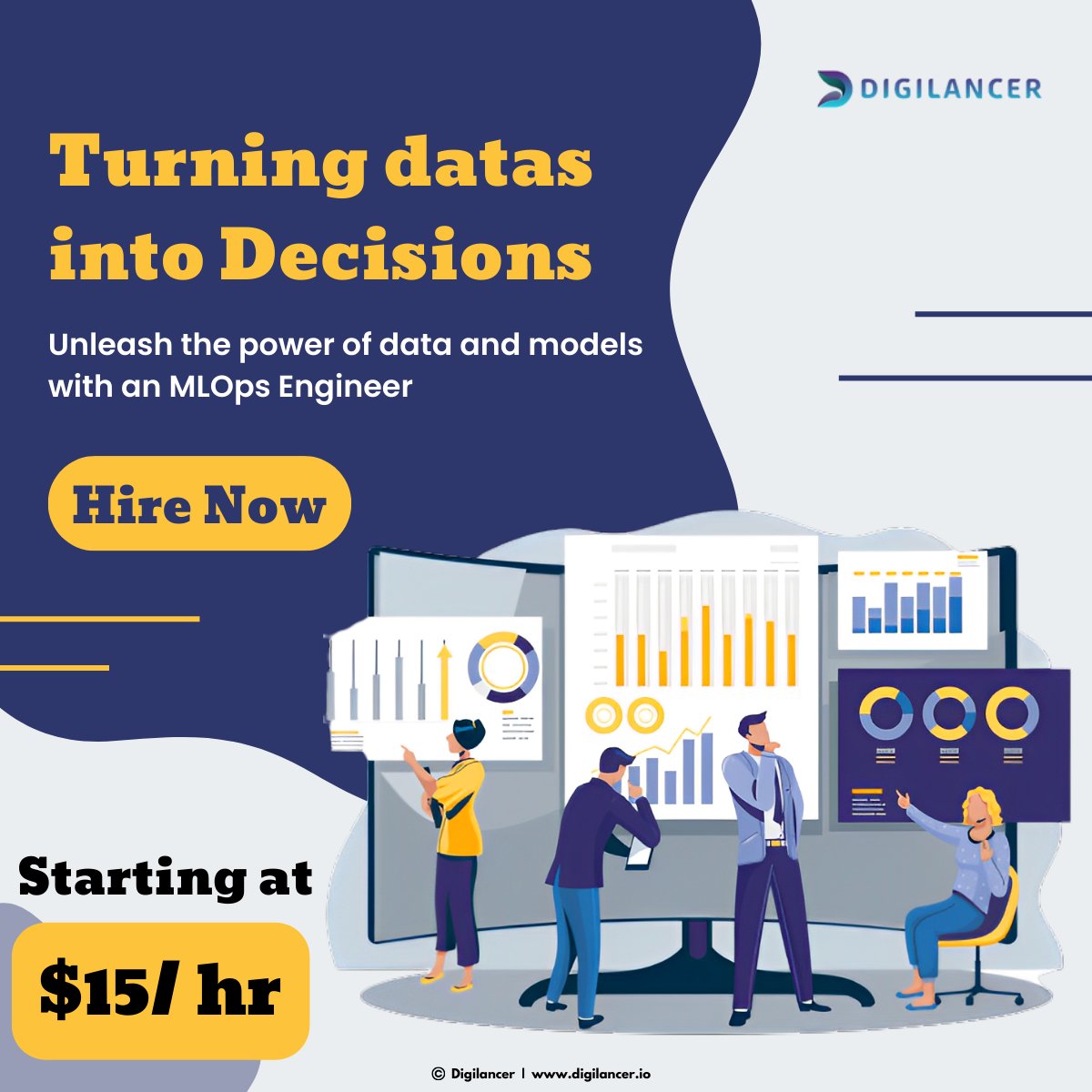 DigilancerIo's tweet image. It's time to unleash the true potential of your data and models with the help of an MLOps engineer!
Link:digilancer.io
#DataScienceMagic #AIforBusiness #MachineLearningMastery #DataInnovation #TechSavvyLeadership #AnalyticsAdvantage