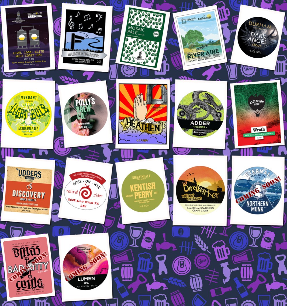 On the bar today! Including a very special North Riding Collab with Elusive 😘👌
Beer Board: bit.ly/2SjSTDd

<a href="/northridingbrew/">northridingbrewery</a> <a href="/ElusiveBrew/">Elusive Brewing</a> @Yorkshiredalesb <a href="/AbbeydaleBeers/">Abbeydale Brewery</a> <a href="/durhambrewery/">The Durham Brewery</a> <a href="/VerdantBrew/">Verdant Brewing Co 🍻</a> <a href="/pollysbrewco/">Polly's</a> <a href="/AllendaleBrewCo/">Allendale Brewery</a> <a href="/CAMRADurham/">CAMRA Durham</a>
#RealAleFinder