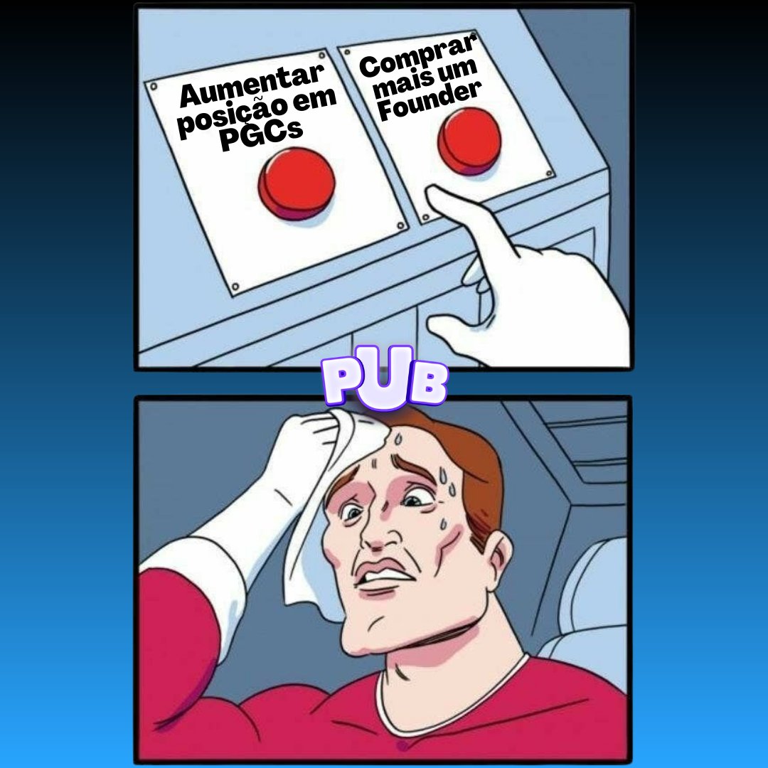 IoPubgameBr's tweet photo. Que dúvida cruel! Acho melhor fazer os dois...

$PGC #pubgame #meme #founders #duvida #crypto https://t.co/Eh4aqzfEil