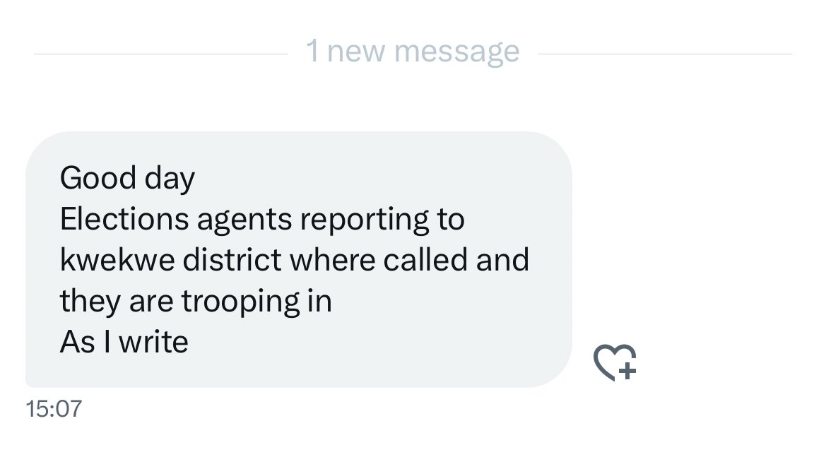 Jess Geraldine (@vachivi_) on Twitter photo RIGGING ALERT IN KWEKWE 🚨🚨🚨🚨🚨
<a href="/JudithTobaiwa2/">Hon Judith Tobaiwa</a> <a href="/CCCZimbabwe/">Citizens' Coalition for Change</a> @CCC_SouthAfrica <a href="/Cde_Ostallos/">Gift Ostallos Siziba</a> <a href="/pmkwananzi/">Promise Mkwananzi</a>
All KWEKWE people on this platform contact your MP and Councilors. This is happening right now.
Retweet Retweet Retweet RIGGING ALERT IN KWEKWE 🚨🚨🚨🚨🚨
<a href="/JudithTobaiwa2/">Hon Judith Tobaiwa</a> <a href="/CCCZimbabwe/">Citizens' Coalition for Change</a> @CCC_SouthAfrica <a href="/Cde_Ostallos/">Gift Ostallos Siziba</a> <a href="/pmkwananzi/">Promise Mkwananzi</a>
All KWEKWE people on this platform contact your MP and Councilors. This is happening right now.
Retweet Retweet Retweet