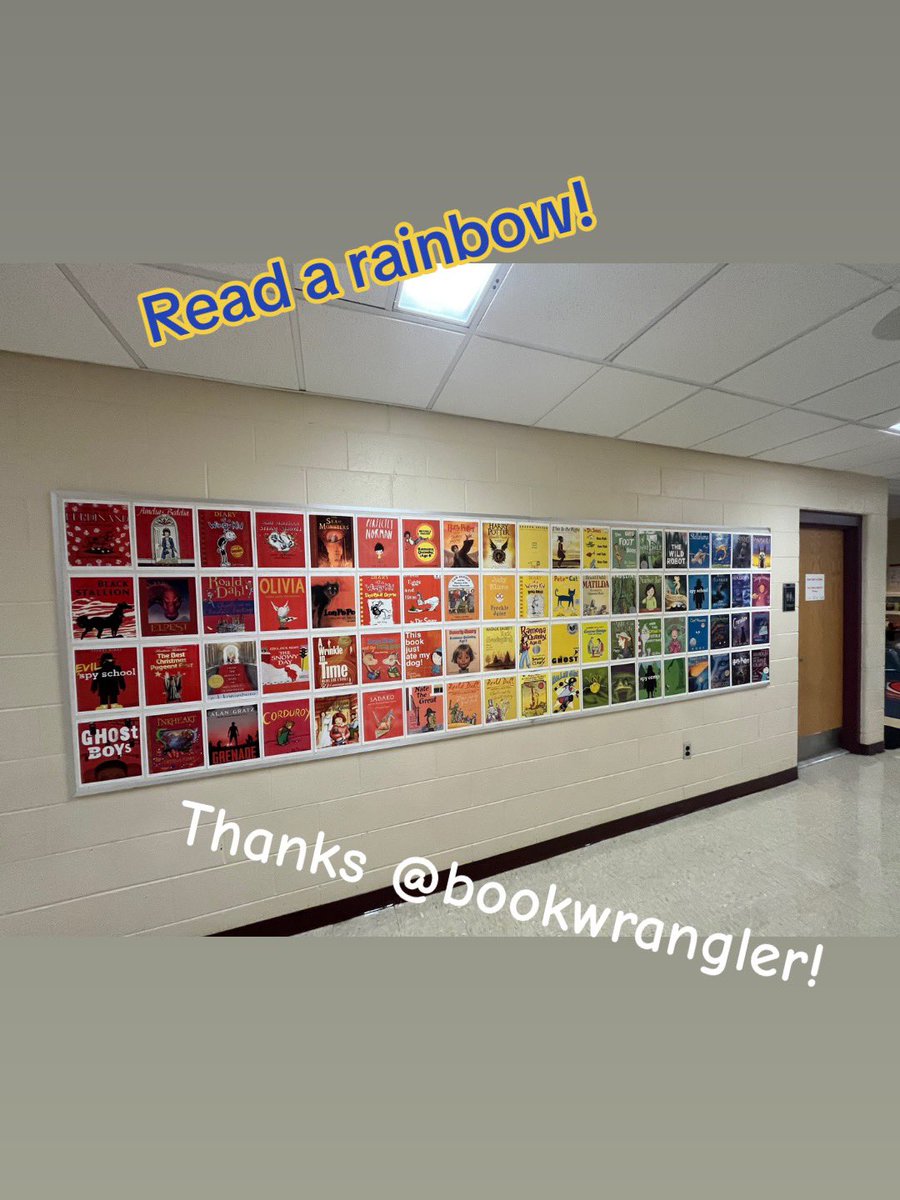 Love our “Reading Rainbow!”