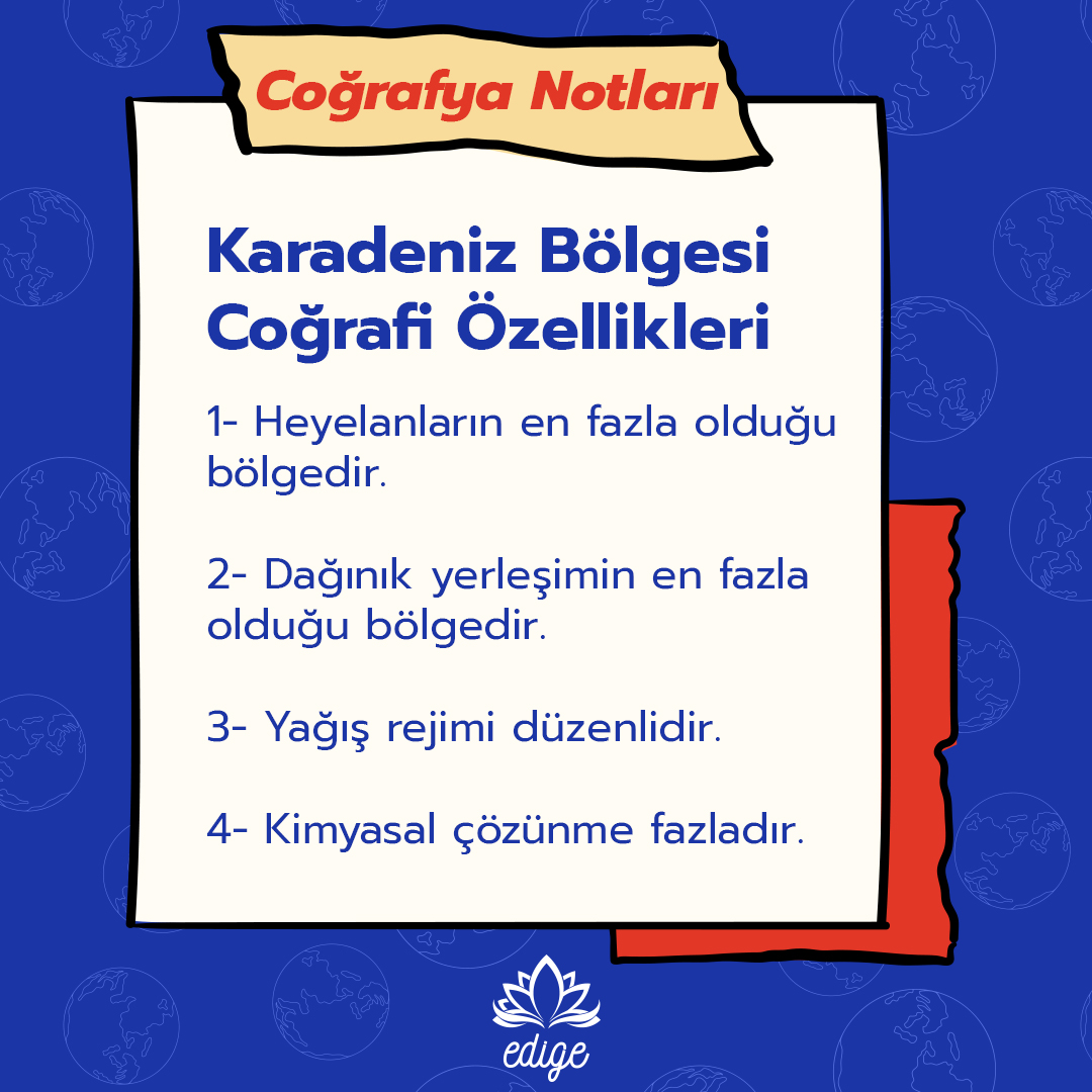 edigeegitim's tweet photo. Küçük hatırlatmalar ile bu bilgiler hafızanda yer edinsin!

#Coğrafya #Karadeniz #DersNotu #Edige https://t.co/46HQuTcufx