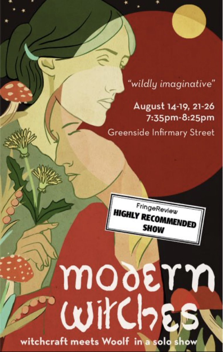 Two more nights!!! <a href="/GreensideVenue/">Greenside Venues</a> #modernwitches #FillYerBoots #edfringe