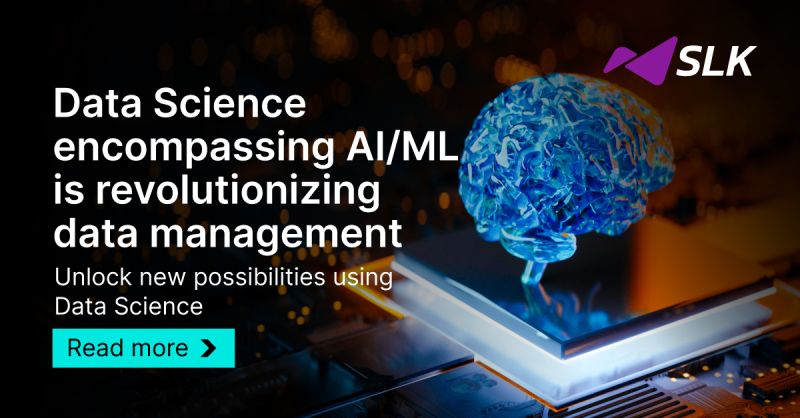 Unveiling the Influence of Data Science, AI, and ML on Data Management. 

The future of data management is here: slksoftware.com/blog/the-impac…

#DataScience #AIandML #DataManagement #DigitalTransformation #BusinessReimagination #SLK