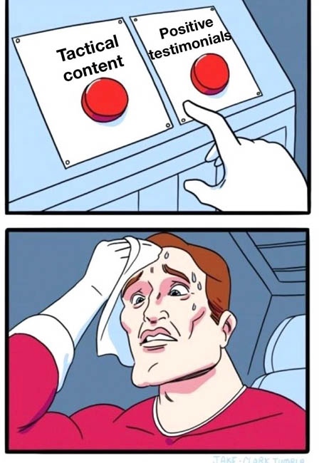 The struggle is real