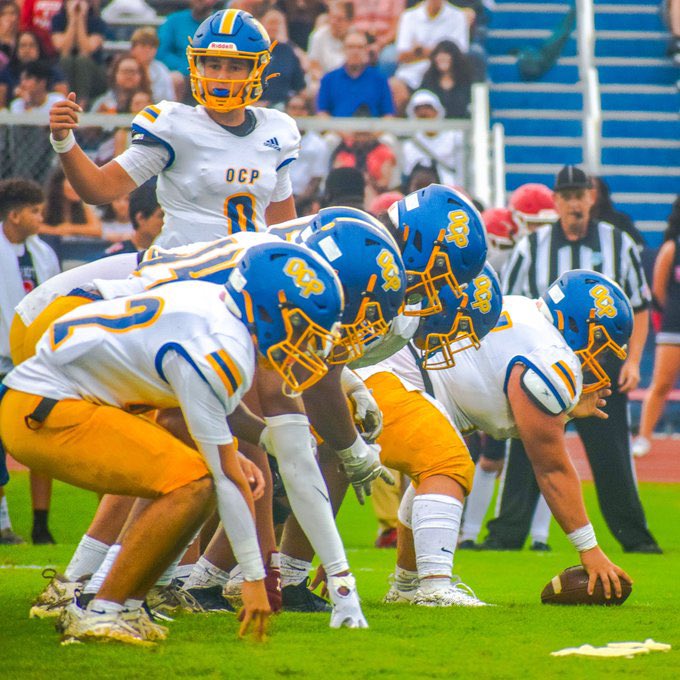 OCPFB's tweet photo. Warrior nation the 2023 season will be 1 to remember. Our seniors have worked hard really hard to complete the mission. #ROADTOSTATE💍 #WEareOCP #Rharebreed @OCPAthletics https://t.co/A4zmc7E07T